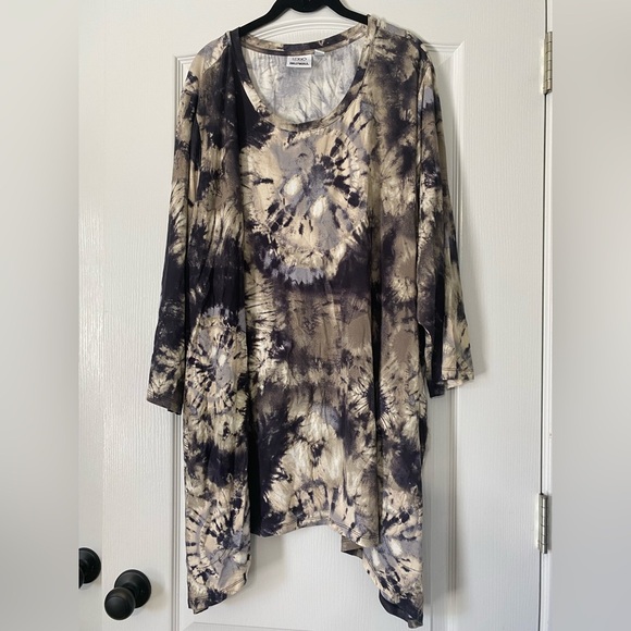 Logo by Lori Goldstein Tie-Dye Top Size 5X - Picture 1 of 2